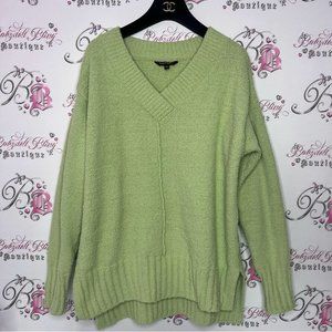 George sweater fuzzy teddy soft loungewear pullover vneck cozy warm teddy  🧸